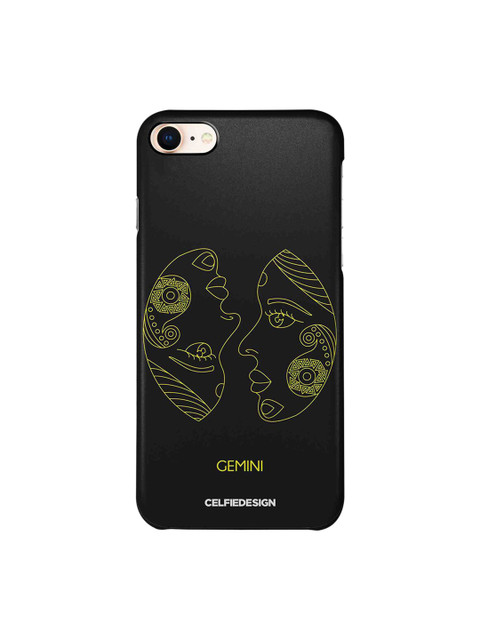

CelfieDesign Black & Green Printed Plastic iPhone 8 Back Case