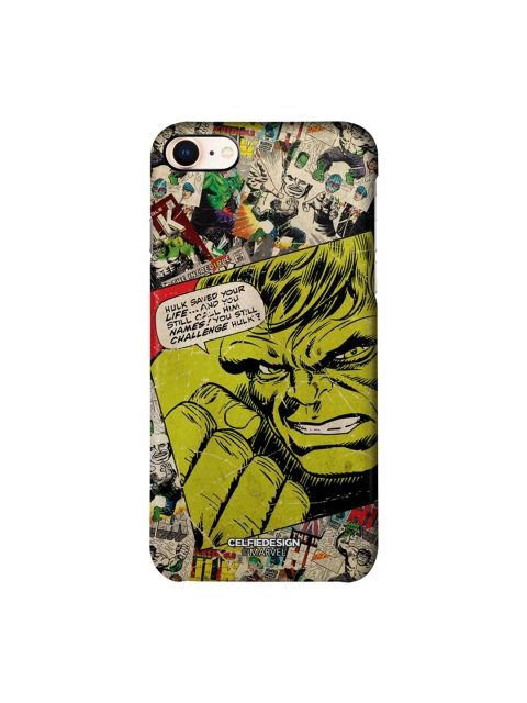 

CelfieDesign Off-White & Green Comic Hulk iPhone 8 Slim Back Case