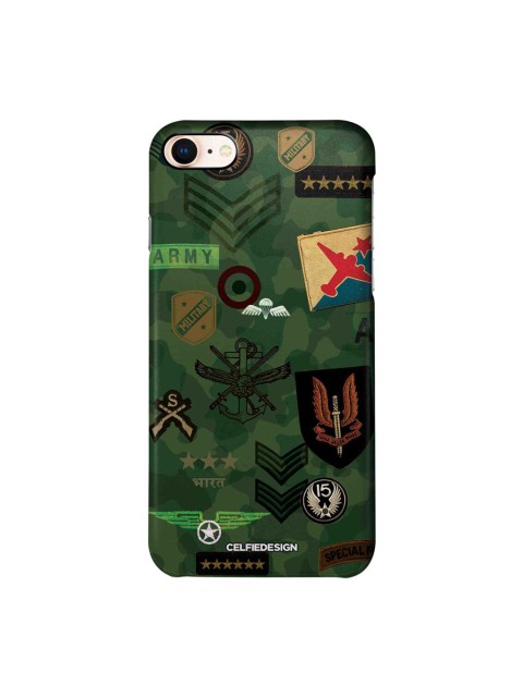 

CelfieDesign Multicolored Roger That iPhone 8 Slim Back Case, Multi