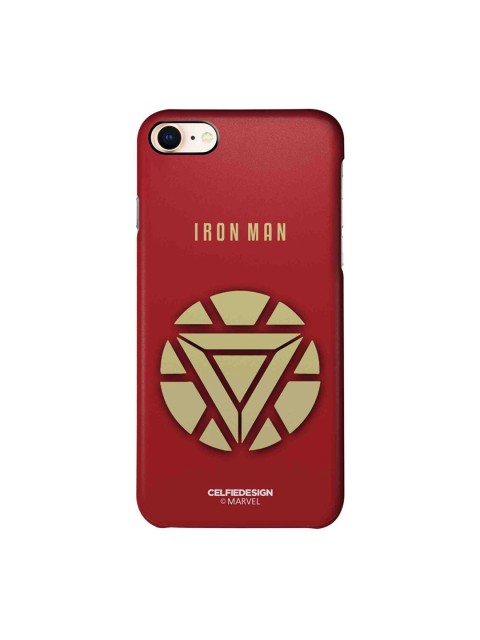 

CelfieDesign Red & Off-White Minimalistic Ironman iPhone 8 Slim Back Case