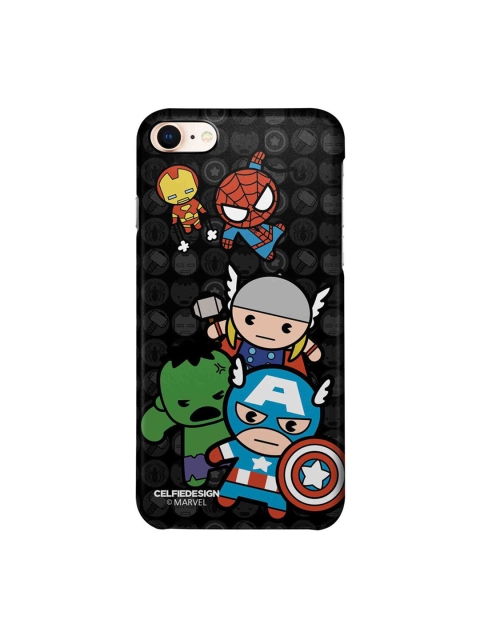 

CelfieDesign Black & Blue Kawaii Art Marvel Comics iPhone 8 Slim Back Case