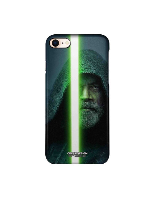 

CelfieDesign Grey & Green Light Saber Printed Plastic iPhone 8 Back Case