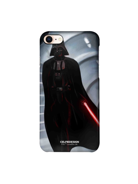 

CelfieDesign Grey & Black Printed Plastic iPhone 8 Back Case