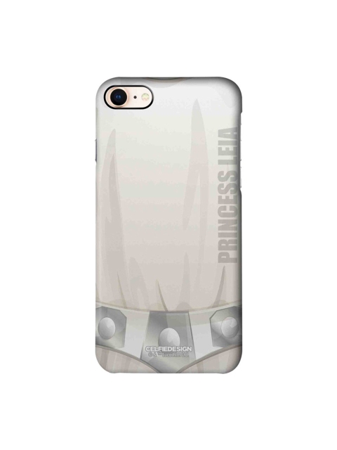 

CelfieDesign White & Grey Attire Leia iPhone 8 Slim Back Case