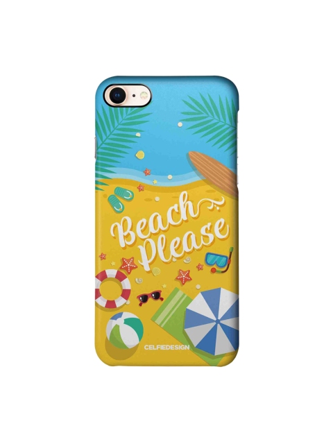 

CelfieDesign Yellow & Blue Graphic Printing iPhone 8 Slim Back Case