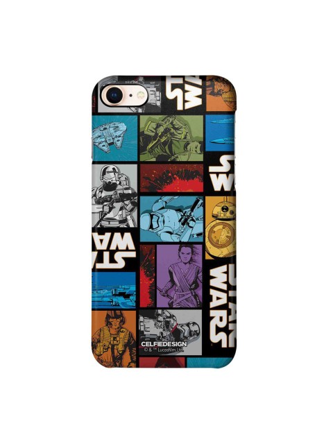 

CelfieDesign Multi-Coloured The Force Awakens iPhone 8 Slim Back Case