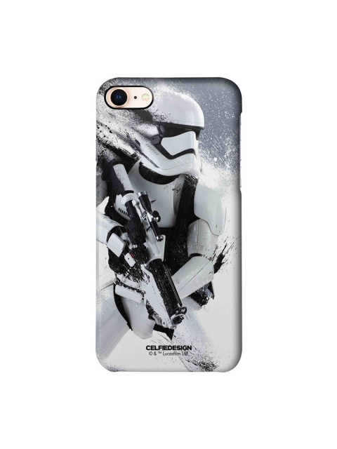 

CelfieDesign White & Grey Trooper Storm iPhone 8 Slim Back Case