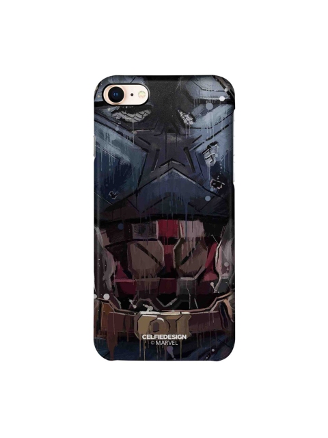 

CelfieDesign Black & Red Grunge Suit Steve iPhone 8 Slim Back Case