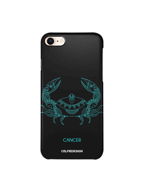 

CelfieDesign Black & Teal Cancer iPhone 8 Slim Back Case