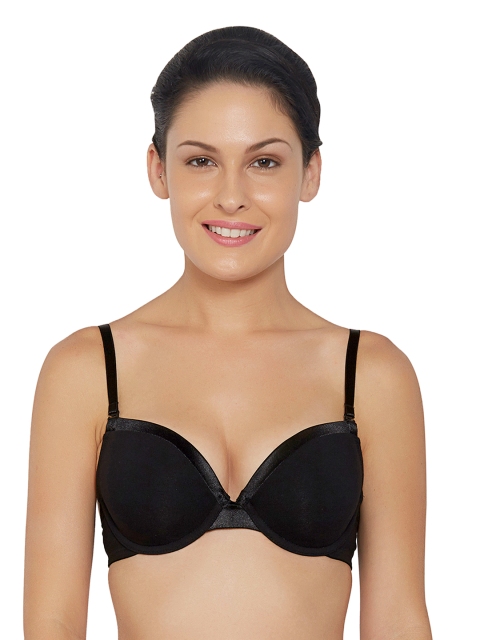 

Soie Black Medium-Coverage T-shirt Bra CB-103