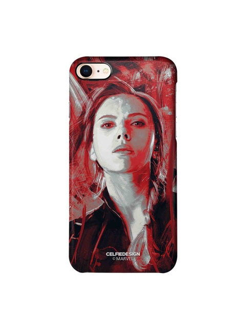 

CelfieDesign Red & White Marvel Charcoal Art Black Widow iPhone 8 Slim Back Case