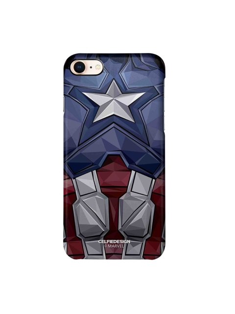 

CelfieDesign Blue & Red Captain America Vintage Suit iPhone 8 Slim Back Case