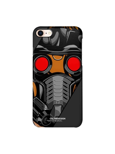 

CelfieDesign Black & Grey Printed Plastic iPhone 8 Back Case