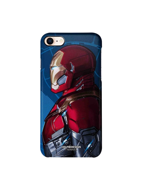 

CelfieDesign Blue & Red Iron Man side Armor i Phone 8 Slim Back Case