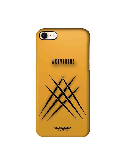 

CelfieDesign Yellow & Black Wolverine Printed iPhone 8 Slim Back Case