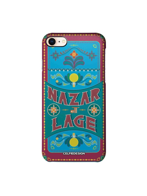 

CelfieDesign Blue & Red Printed Plastic iPhone 8 Back Case