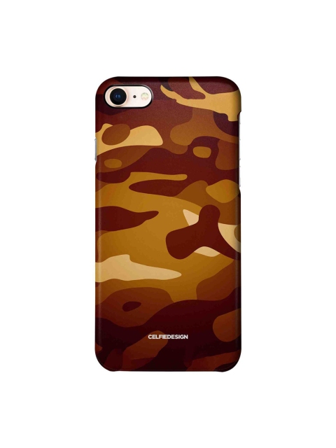 

CelfieDesign Brown & Beige Camo Saddle iPhone 8 Slim Back Case