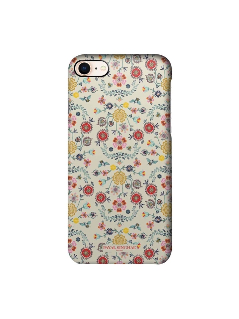 

CelfieDesign Off-White & Yellow Payal Singhal Spring iPhone 8 Slim Back Case