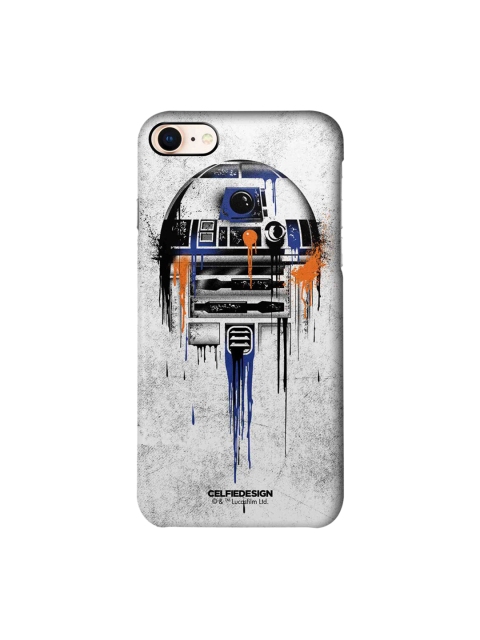 

CelfieDesign Grey & Black Astro Droid iPhone 8 Slim Back Case