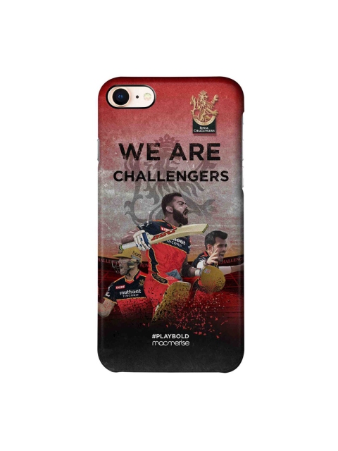 

CelfieDesign Red & Grey Printed Plastic iPhone 8 Back Case