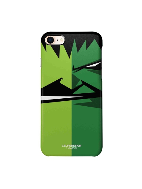 

CelfieDesign Green & Black Face Focus Hulk iPhone 8 Slim Back Case