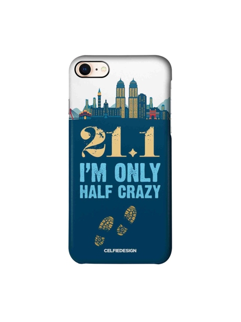 

CelfieDesign Multicolored Half Crazy iPhone 8 Slim Back Case, Multi