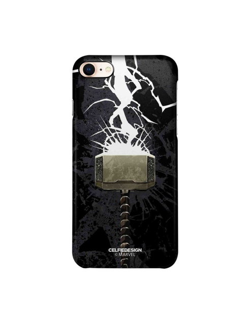 

CelfieDesign Black & White The Thunderous Hammer iPhone 8 Slim Back Case
