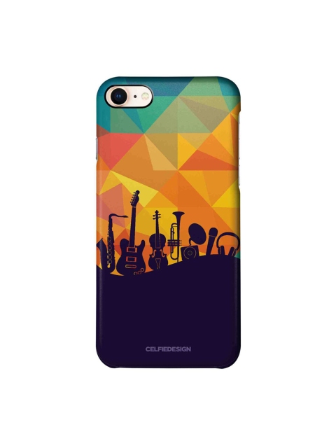 

CelfieDesign Black & Orange The Juke Box iPhone 8 Slim Back Case