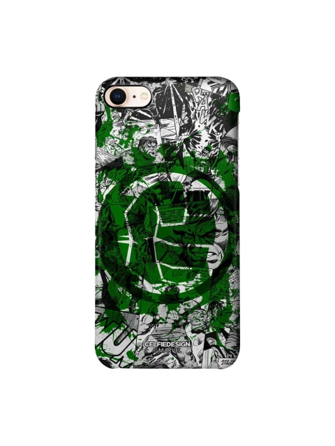 

CelfieDesign Green & Black Splash Out Hulk Fist iPhone 8 Slim Back Case