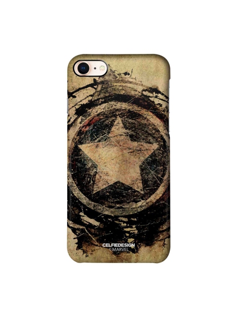 

CelfieDesign Beige & Black Symbolic Captain Shield iPhone 8 Slim Back Case