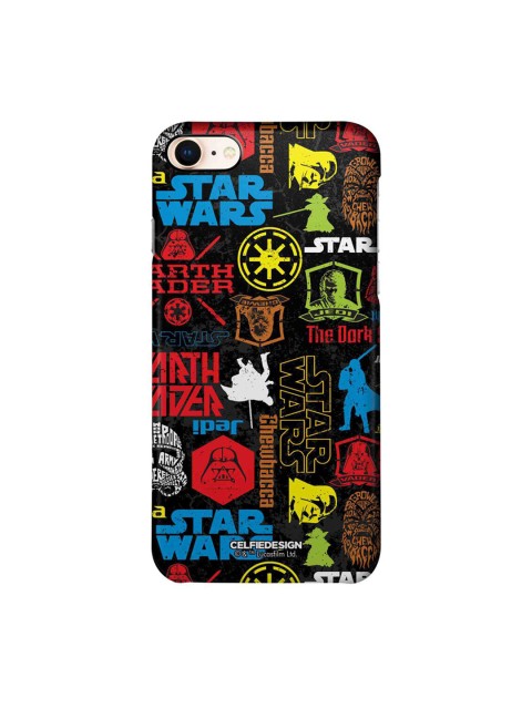 

CelfieDesign Black & Red Star Wars Mashup iPhone 8 Slim Back Case