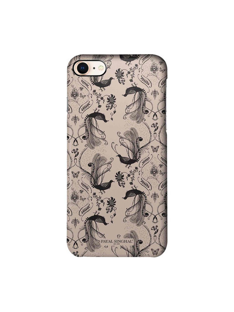

CelfieDesign Beige & Black Payal Singhal Blush Arabic Jannat iPhone 8 Slim Back Case