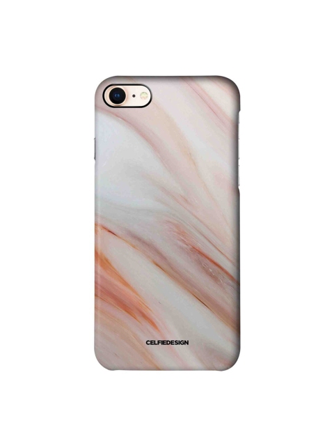 

CelfieDesign White & Pink Marble Pattern iPhone 8 Slim Back Case