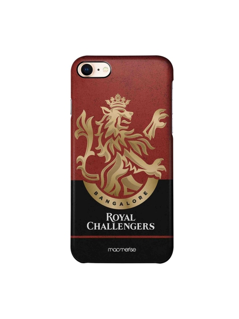 

CelfieDesign Maroon & Black RCB Block iPhone 8 Slim Back Case