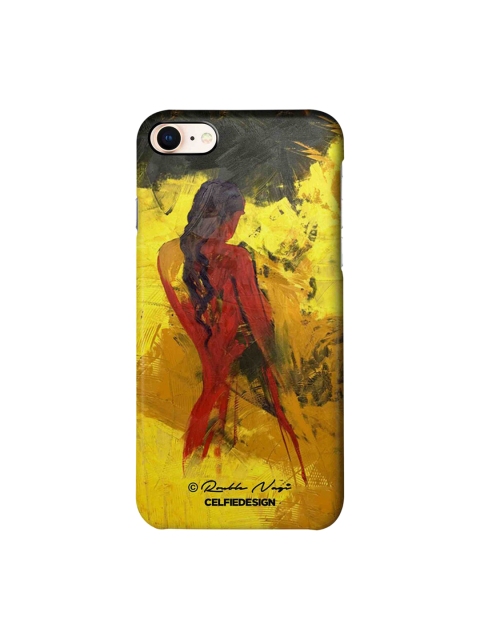 

CelfieDesign Yellow & Red Lady in Red iPhone 8 Slim Back Case