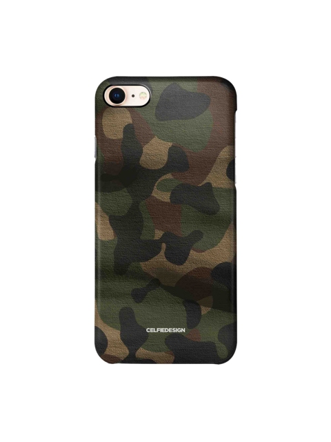 

CelfieDesign Green & Beige Camo Rifle iPhone 8 Slim Back Case