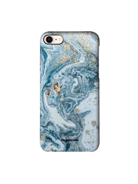 

CelfieDesign Blue & White Marble Macubus iPhone 8 Slim Back Case