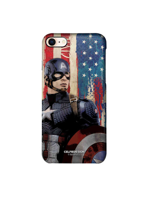 

CelfieDesign Blue & Red Captain America iPhone 8 Slim Back Case