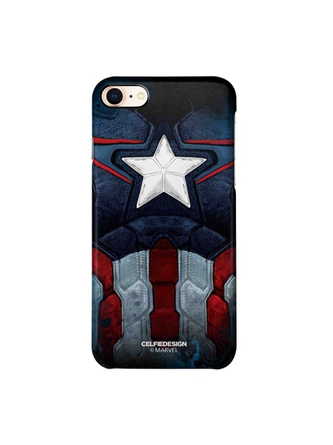

CelfieDesign Red & Blue Captain America Suit iPhone 8 Slim Back Case