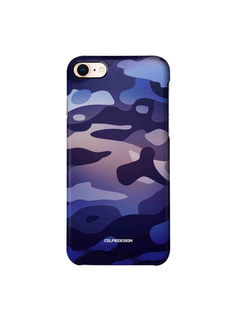 

CelfieDesign Blue Camo Cyber Grape iPhone 8 Slim Back Case