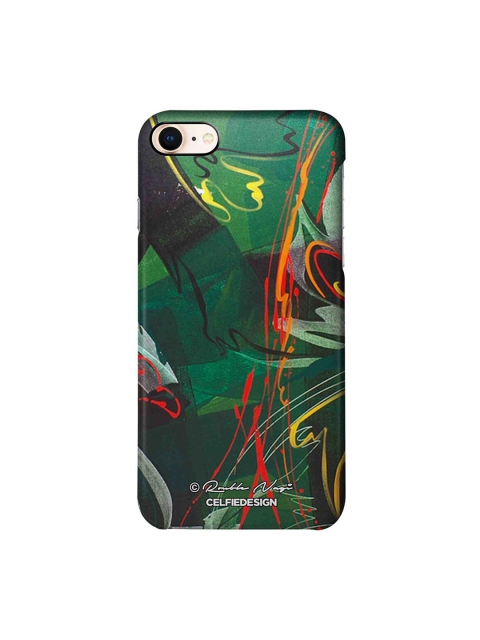 

CelfieDesign Green & Red Strokes of Life iPhone 8 Slim Back Case