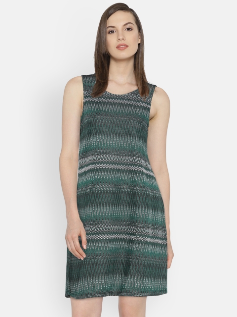 

Vero Moda Women Green A-Line Dress