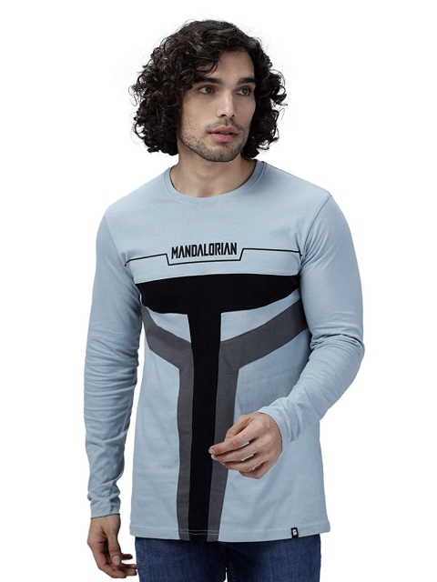 

The Souled Store Men Grey The Mandalorian Printed T-shirt