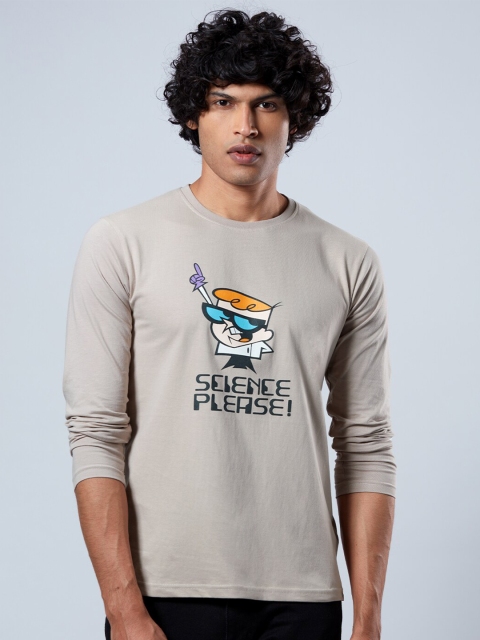 

The Souled Store Men Grey Dexter Printed T-shirt