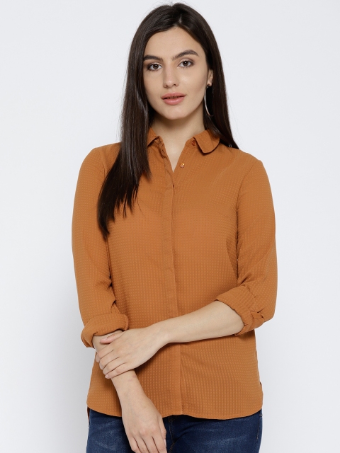 

Vero Moda Women Brown Solid Casual Shirt