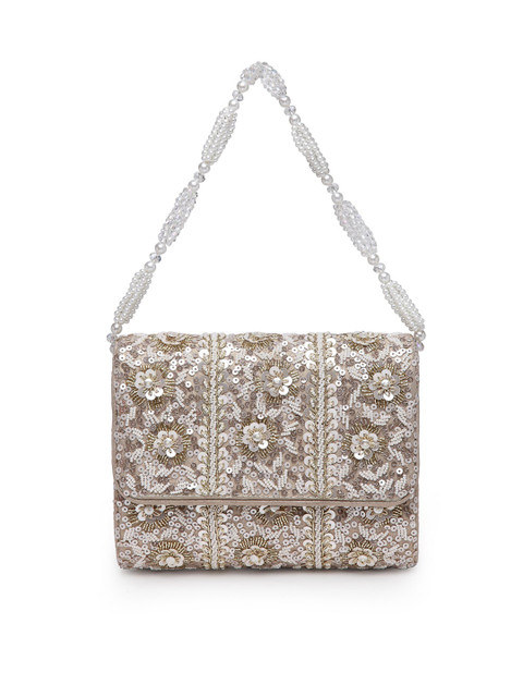 

MIO Borsa Beige Embellished Purse Clutch