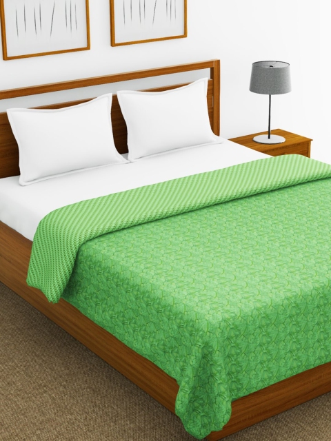 

BIANCA Green AC Room 150 GSM Pure Cotton Muslin Double Bed Dohar