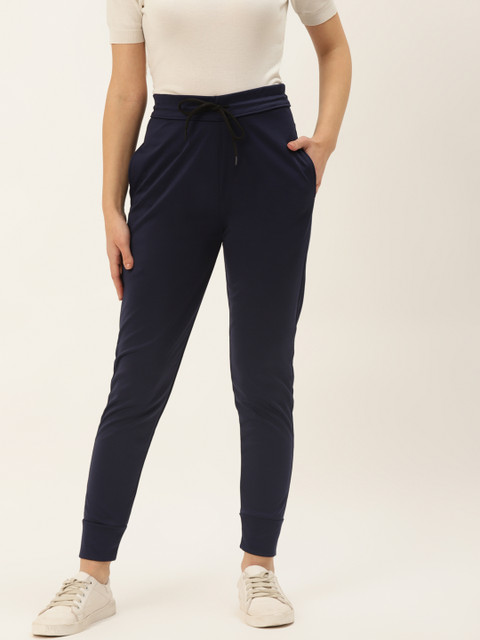 

PARIS HAMILTON Women Blue Sports Lycra Track Pants