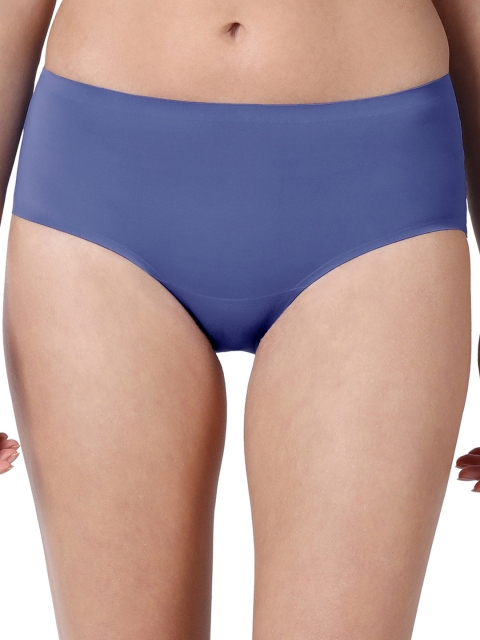 

Enamor Women Blue Solid Basic Brief NV02-Deep Periwinkle