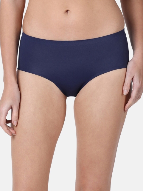 

Enamor Women Navy Blue Solid Basic Briefs